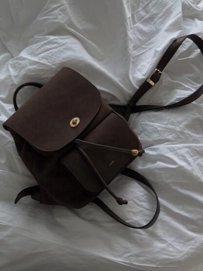 Suede DOJIN BAG [Brown] - 이미지 4