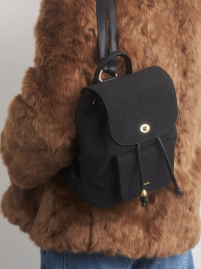 Suede DOJIN BAG [Black] - 이미지 5