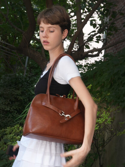 NOA BAG[BROWN SILVER] - 이미지 5
