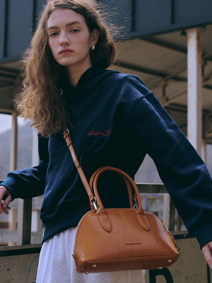 Ellen City Tote Bag [Glossy CAMEL]