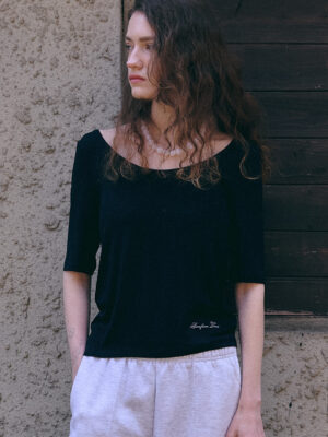 Wide Uline Top [NAVY]