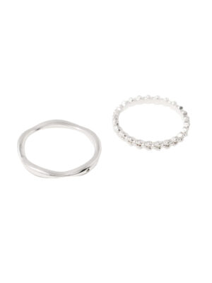 Wavy Layered Set Rings 1+1