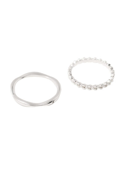 Wavy Layered Set Rings 1+1