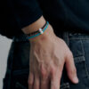 Mens Realstone Color Bead Bracelet - 이미지 4