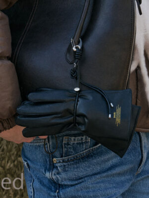 Glove Holder Leather strap Keyring