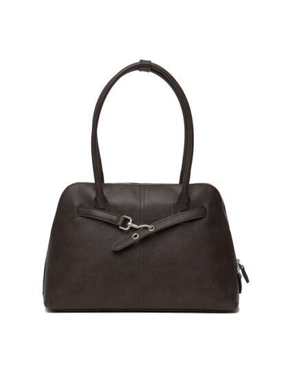 NOA BAG[DEEP BROWN SILVER]