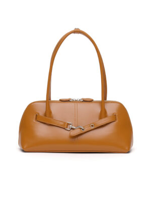 NOA Baguette Bag [Glossy CAMEL]