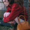 Ellen City Tote Bag [Glossy CAMEL] - 이미지 2