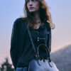 Ellen City Tote Bag [Glossy BLACK] - 이미지 2