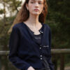 Summer Knit jacket + sleeve [NAVY] - 이미지 2