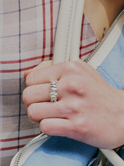 Twist band ring - 이미지 2