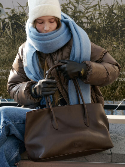GO YO WIDE BAG [Deep Brown] - 이미지 3