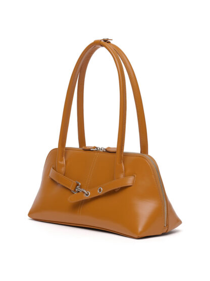 NOA Baguette Bag [Glossy CAMEL] - 이미지 3