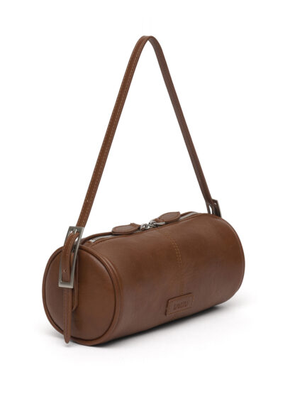 Winsome Barrel Bag [BROWN] - 이미지 3