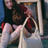 Jane Buckle Boulder Bag [BEIGE] - 이미지 3