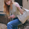 Tie half Top [OLIVE] - 이미지 3