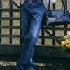 Vintage fit medium blue denim - 이미지 9