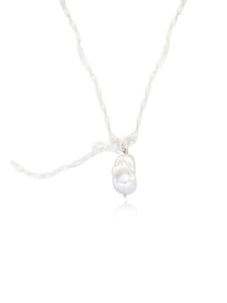 Ugly Baroque pearl color necklace