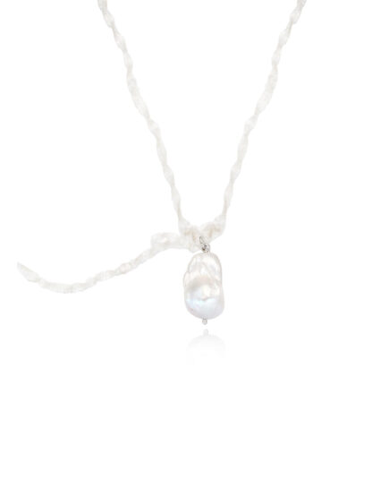 Ugly Baroque pearl color necklace