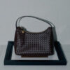 Jane Weaving Tote Bag [Brown Gold] - 이미지 4