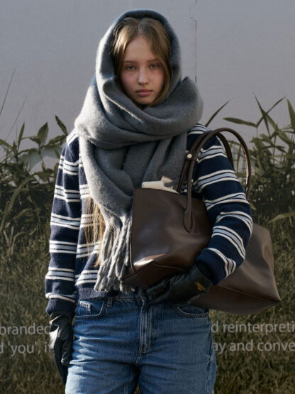 GO YO WIDE BAG [Deep Brown] - 이미지 4