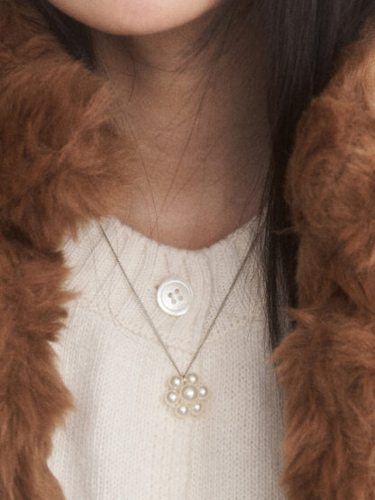 Pure mood flower necklace - 이미지 4