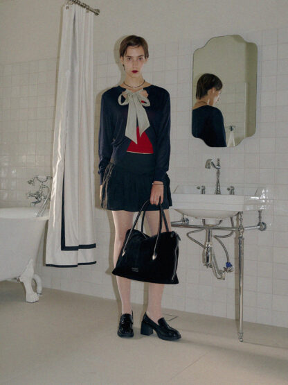 Marmeldi Bag [Suede Black] - 이미지 5