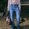 Vintage fit medium blue denim - 이미지 6