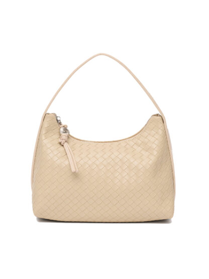Jane Weaving Tote Bag [Beige Silver] - 이미지 6