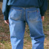 Vintage fit medium blue denim - 이미지 4