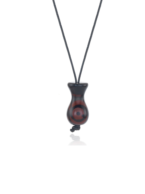 Brown Agate Calabash necklace