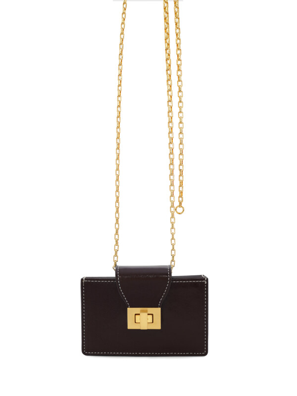 Echell Taylor Wallet [Red Brown_gold]