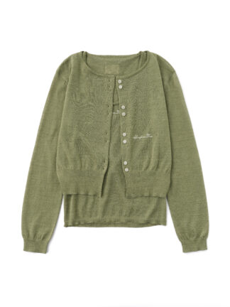 Summer Knit jacket + sleeve [OLIVE]