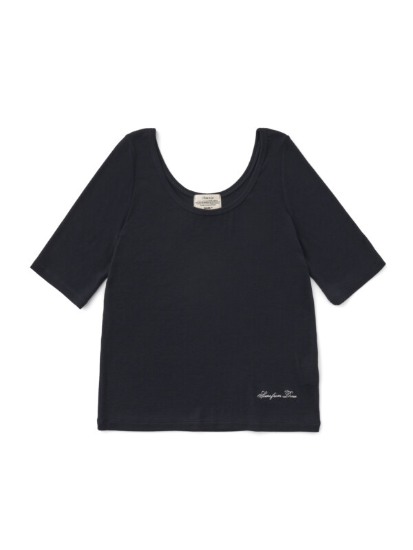 Wide Uline Top [NAVY]