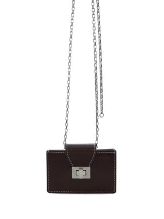 Echell Taylor Wallet [Red Brown_silver]