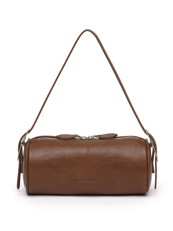Winsome Barrel Bag [BROWN]