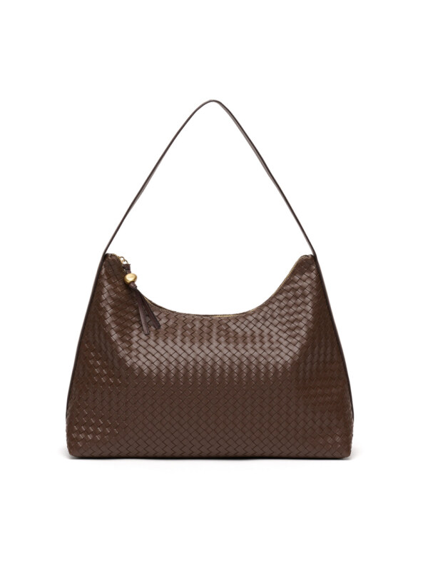 Jane Boulder Bag [BROWN]