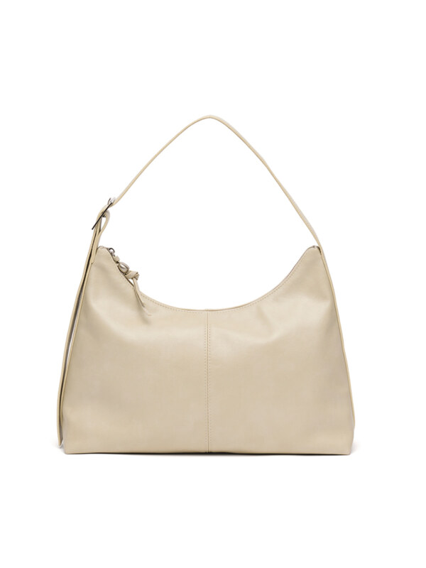 Jane Buckle Bolder Bag [BEIGE]